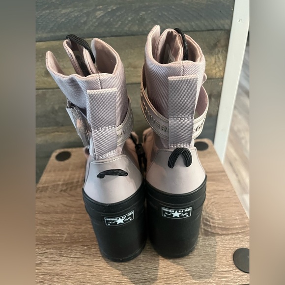 SOLD Converse GR82 XHI 2020 Love Fearlessly Amethyst Grey Purple Platform Boot - Picture 11 of 16
